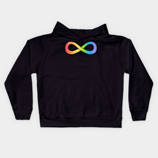 Rainbow Infinity Symbol For Autism Kids Hoodie